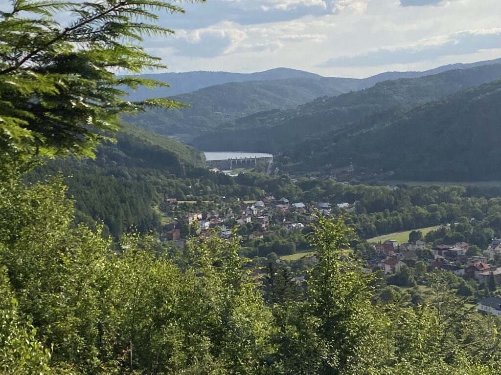 Widok z trasy rowerowej